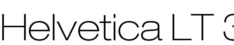 Helvetica LT 33 Thin Extended cкачати шрифт безкоштовно